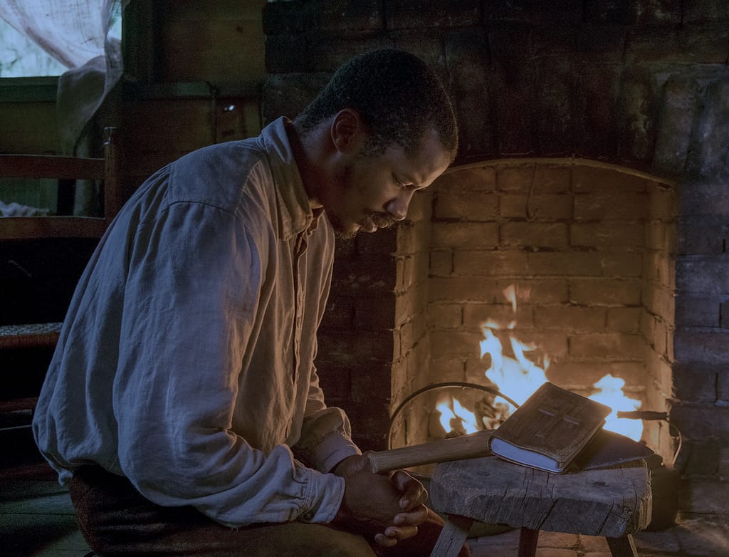 Nate Parker as "Nat Turner" in THE BIRTH OF A NATION. Photo by Jahi Chikwendiu. © 2016 Twentieth Century Fox Film Corporation All Rights Reserved